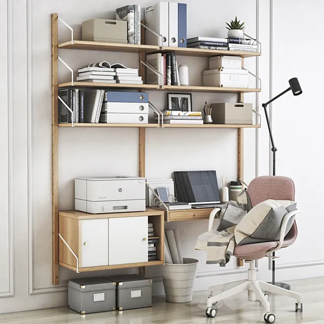 IKEA office workplace 25 3DModel