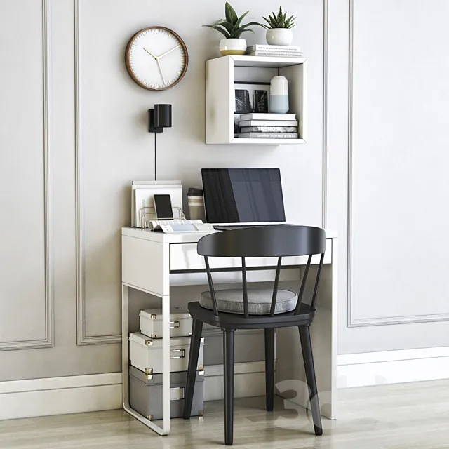 IKEA office workplace 31 3DModel