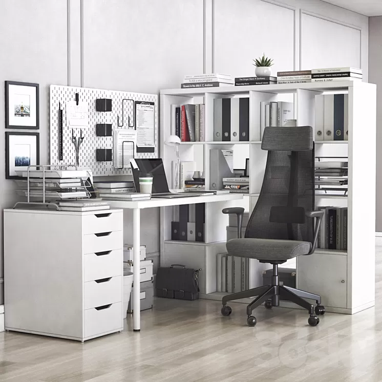 IKEA office workplace 38 3D Model