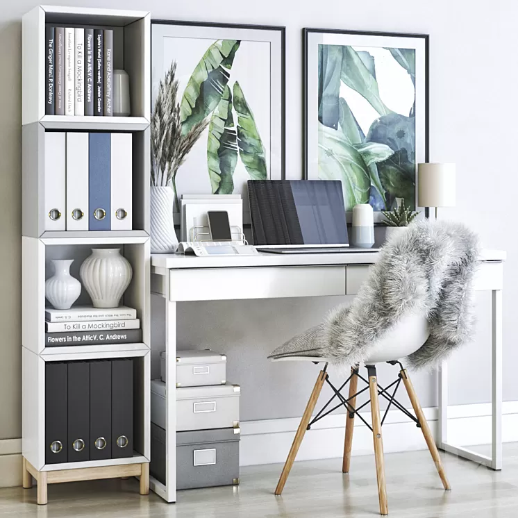 IKEA office workplace 48 3D Model IKEA office workplace 48 3D Model