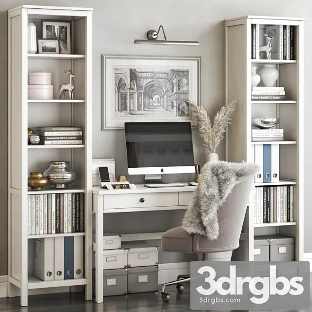 IKEA Office Workplace 50 3D Model Download