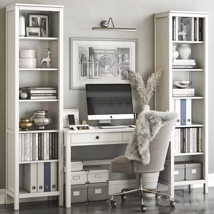 IKEA office workplace 50 3D Model IKEA office workplace 50 3D Model