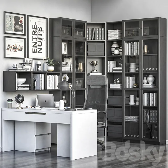 IKEA office workplace 74 3DModel
