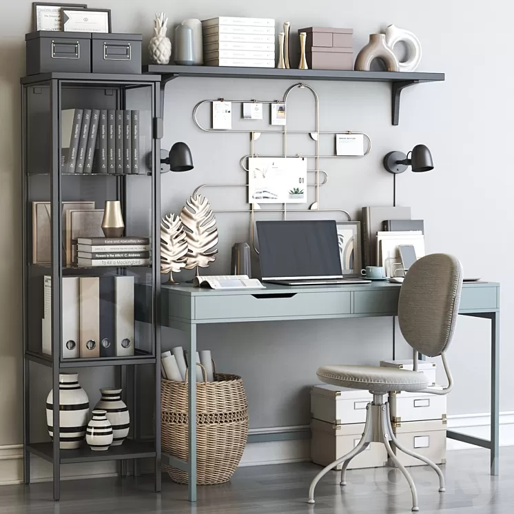 IKEA office workplace 97 3D Model IKEA office workplace 97 3D Model