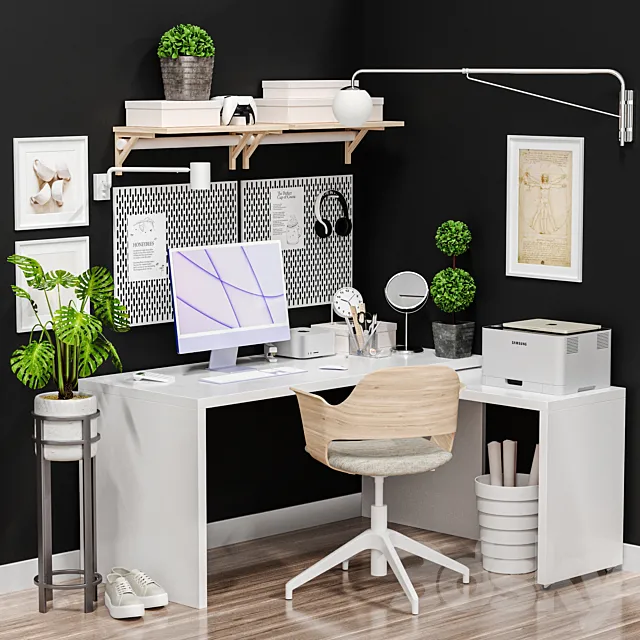 IKEA – Office workplace – Office workplace 6 3D Model IKEA – Office workplace – Office workplace 6 3D Model
