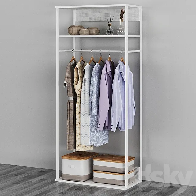 IKEA | OPHUS Open module for clothes 3D Model