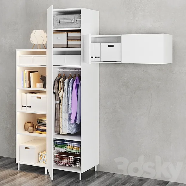 Ikea | Ophus Wardrobe 003 3D Model