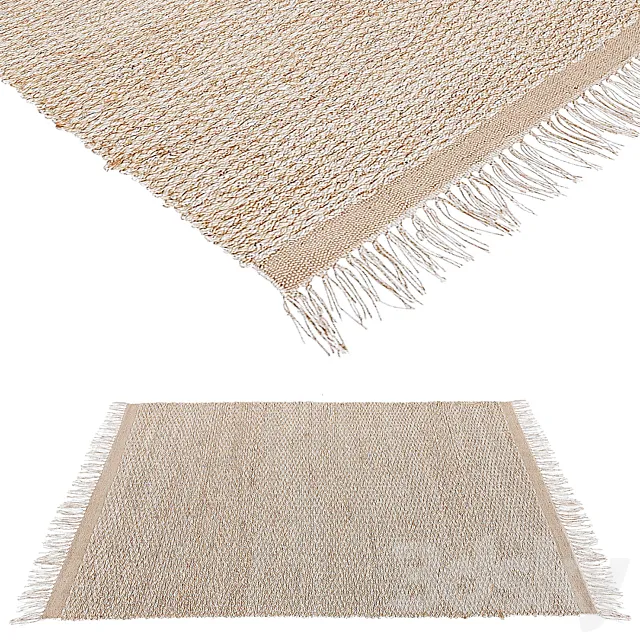 Ikea OVERALLT Rug 3DModel