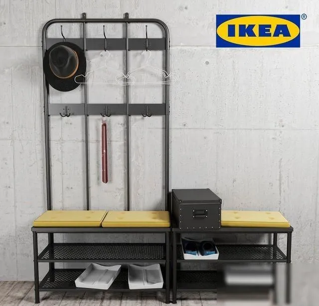 Ikea Pinning hallway 3D Model