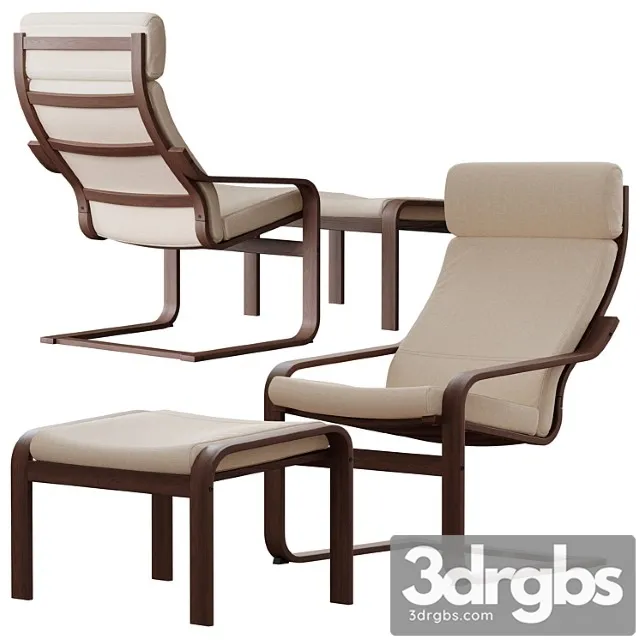 Ikea Poeng 5 3D Model Download