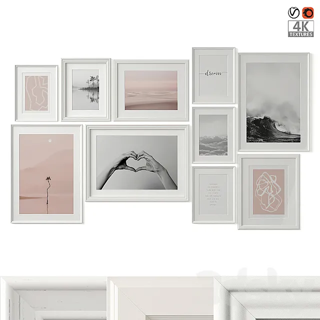 IKEA Poster Set 19 3D Model