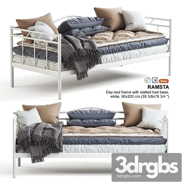 Ikea Ramsta Day Bed Couch 3D Model Download