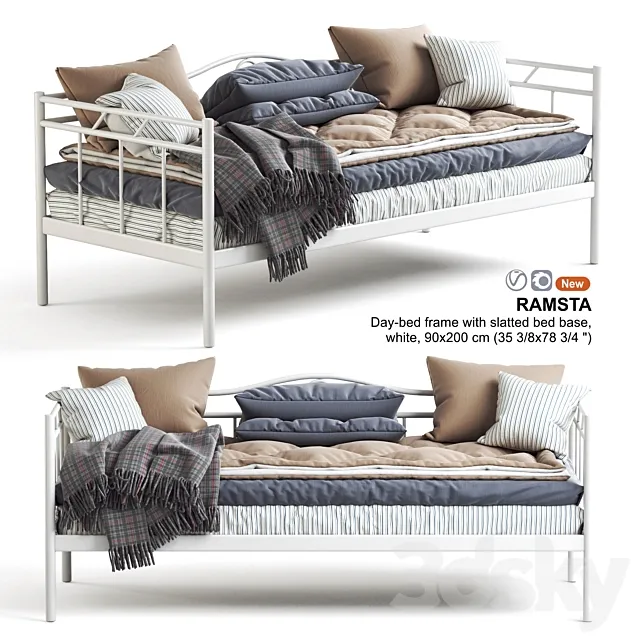 IKEA RAMSTA day-bed couch 3DModel