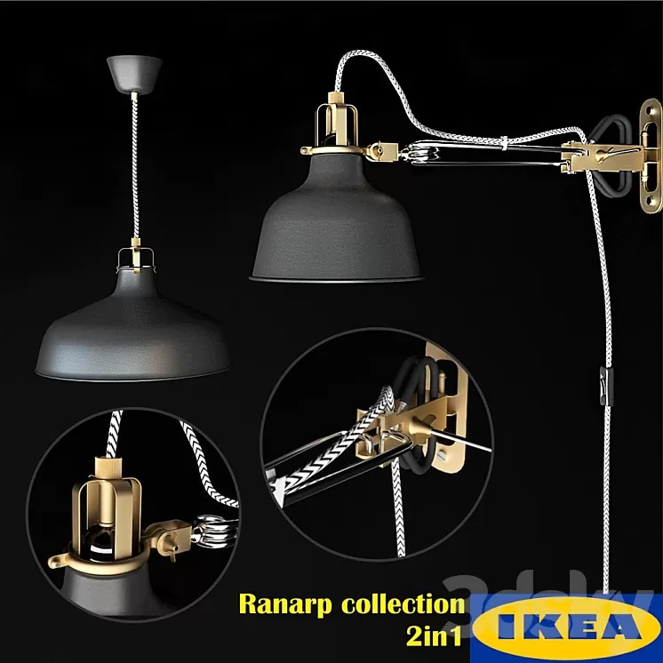 Ikea Ranarp 3D Model Ikea Ranarp 3D Model