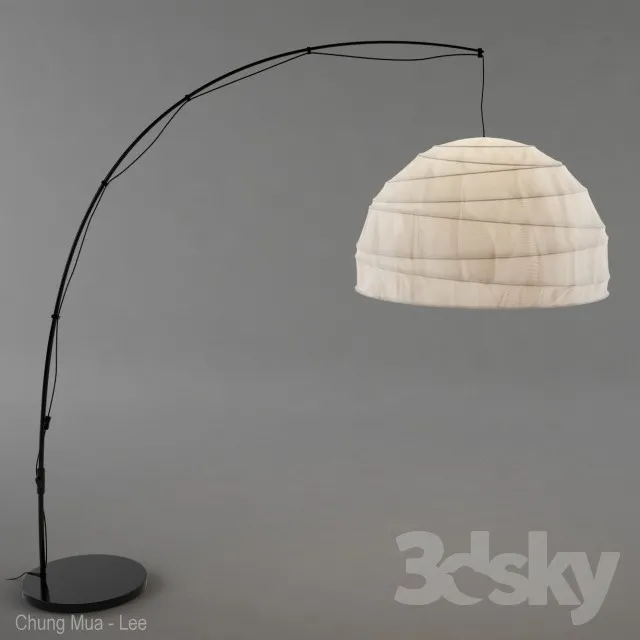 Ikea regolit floor lamp 3D Model Ikea regolit floor lamp 3D Model