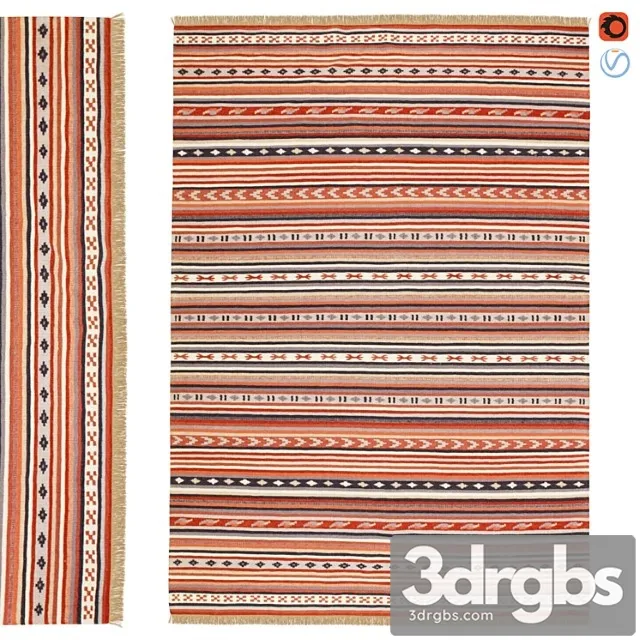 Ikea Rug Kattrup 3D Model Download