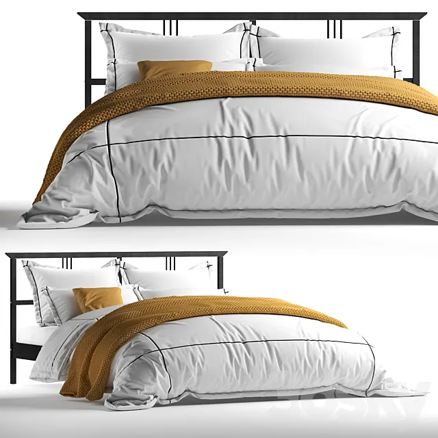IKEA RYKENE Bed x Adairs Australia 3DModel IKEA RYKENE Bed x Adairs Australia 3DModel