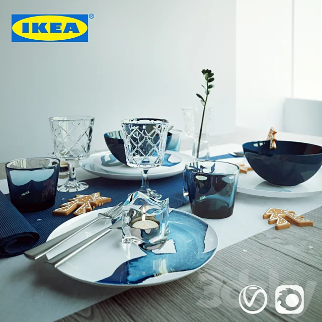 IKEA Serving set 1 3DModel