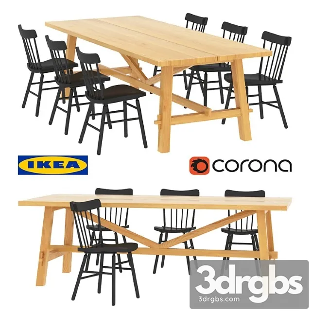 Ikea Set 10 3D Model Download