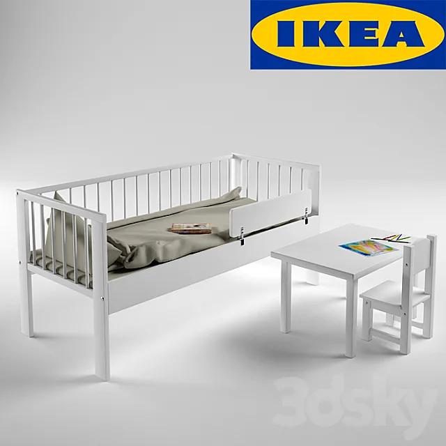 ikea set of children’s furniture 3D Model ikea set of children’s furniture 3D Model