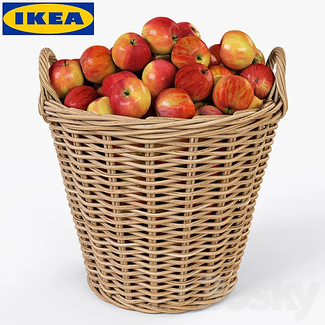IKEA Shopping NIPPRIG with apples 3D Model