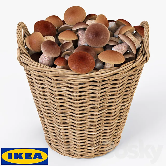 IKEA Shopping NIPPRIG with mushrooms 3DModel