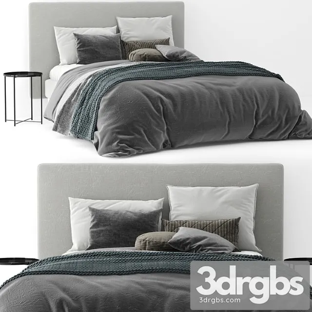 Ikea Skulsford Bed 3D Model Download