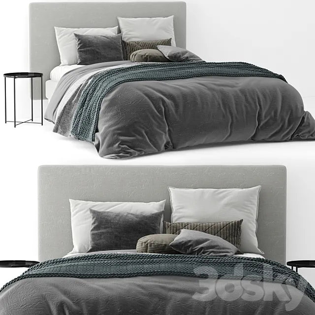 Ikea skulsford bed 3D Model Ikea skulsford bed 3D Model