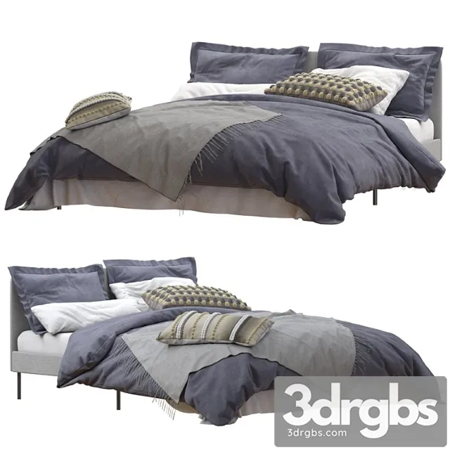 Ikea slattum bed x adairs australia 2 3D Model Download