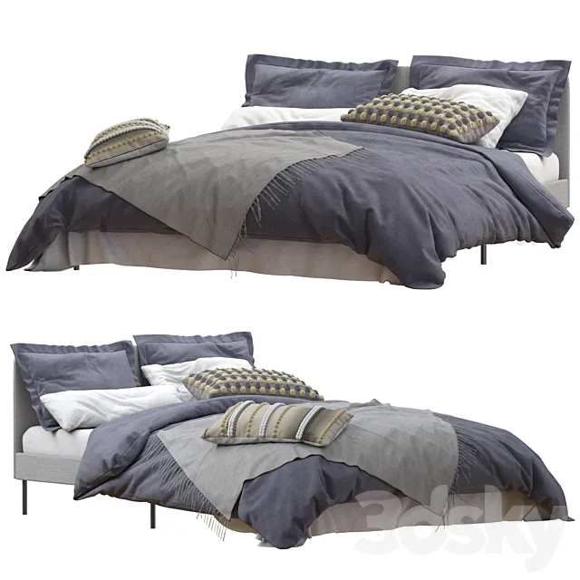 IKEA SLATTUM Bed x Adairs Australia 3DModel IKEA SLATTUM Bed x Adairs Australia 3DModel