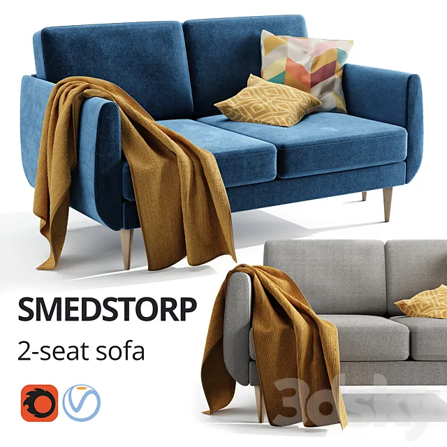 IKEA SMEDSTORP sofa | IKEA SMEDSTORP sofa 3D Model IKEA SMEDSTORP sofa | IKEA SMEDSTORP sofa 3D Model