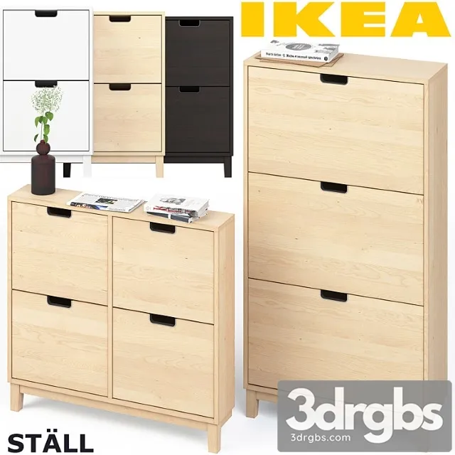 Ikea Stall Stell Set 3D Model Download