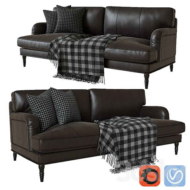 Ikea stocksund leather 3DModel