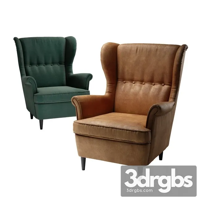 IKEA STRANDMON Wing Chair 3D Model Download