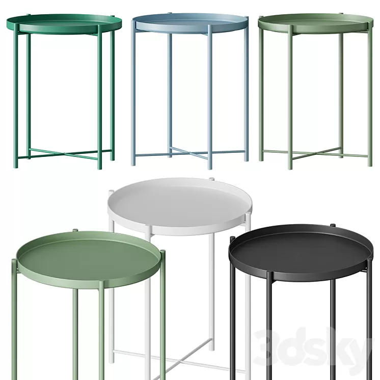 Ikea Table Gladom 3D Model Ikea Table Gladom 3D Model