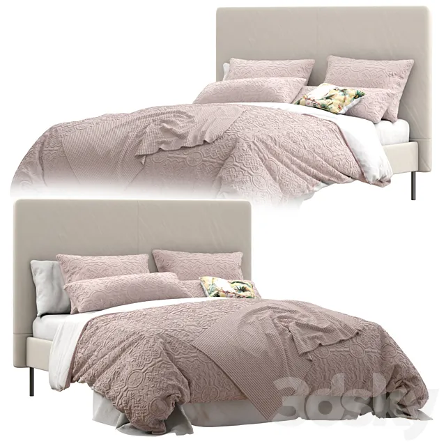 IKEA TOMREFJORD Bed x Adairs Australia 3DModel IKEA TOMREFJORD Bed x Adairs Australia 3DModel