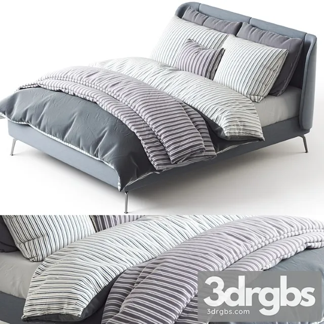 Ikea tufjord bed 2 3D Model Download