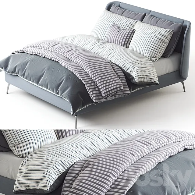 IKEA TUFJORD bed 3D Model IKEA TUFJORD bed 3D Model