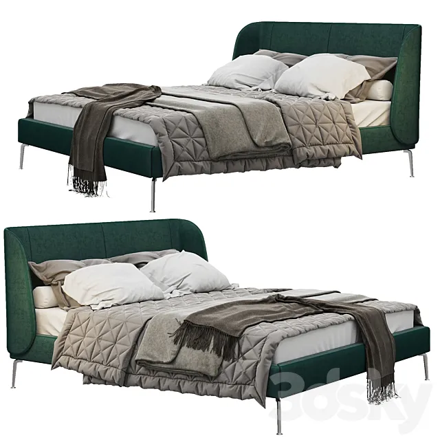 IKEA Tufjord dark green 3D Model IKEA Tufjord dark green 3D Model