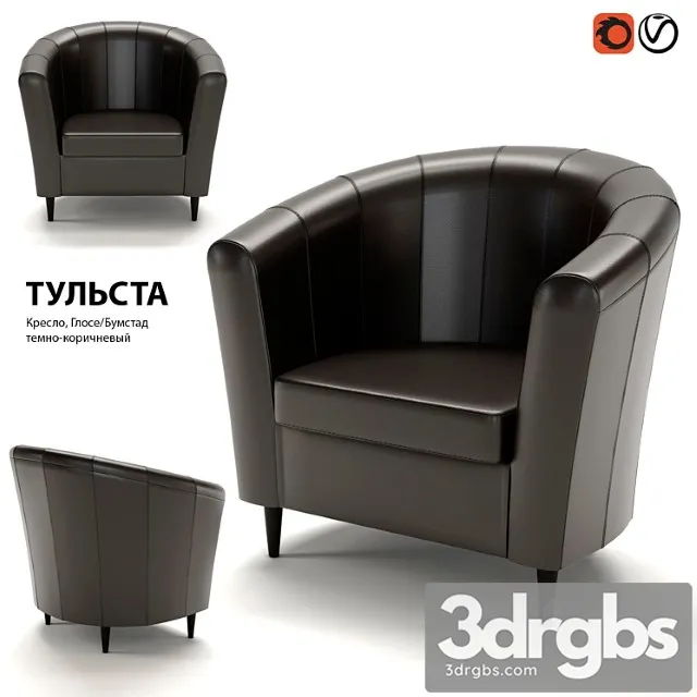 Ikea Tullsta Tullsta Armchair 3D Model Download