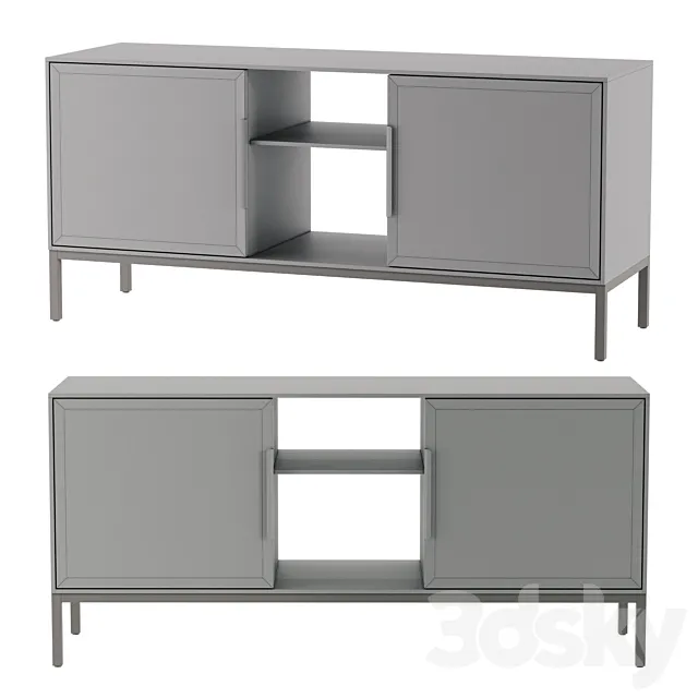 IKEA TULLSTOR TV cabinet 3D Model IKEA TULLSTOR TV cabinet 3D Model