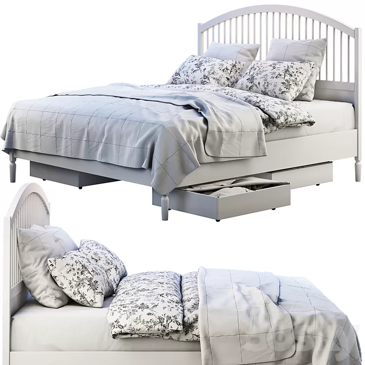 Ikea tyssedal bed 3D Model