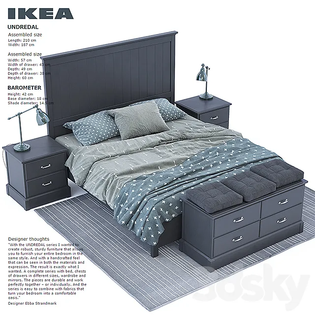 Ikea Undredal 3DModel