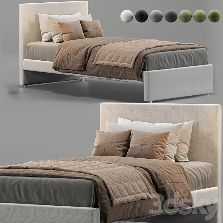 ikea upholsteredbed GLADSTAD IKEA 3D Model