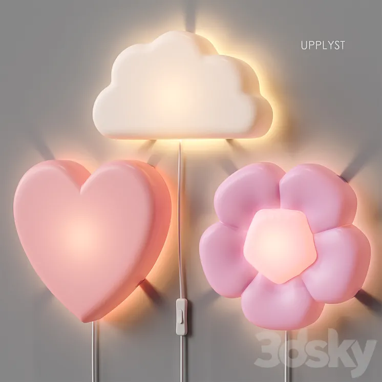 IKEA UPPLYST Sconce 3D Model Free Download