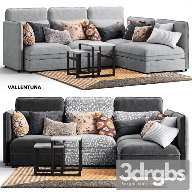 Ikea Vallentuna Sofa 3D Model Download