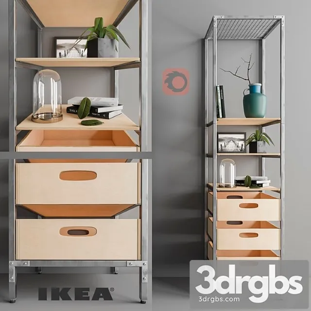 Ikea vebered set 3D Model Download