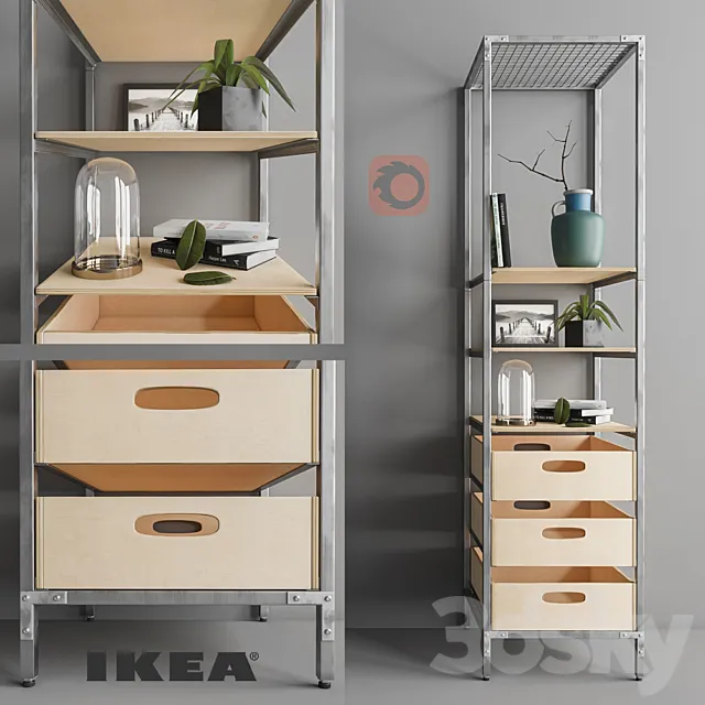 Ikea vebered set 3DModel Ikea vebered set 3DModel