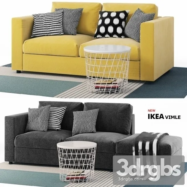 Ikea Vimle Sofa 2 3D Model Download Ikea Vimle Sofa 2 3D Model Download