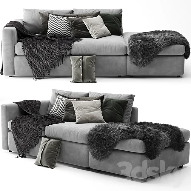 Ikea Vimle Sofa – Scandinavian Set 3D Model